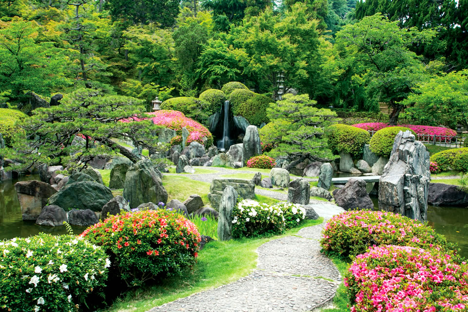 写真：聚花山（しゅうかざん）の庭