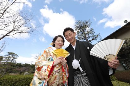 庭園入場は友人たちにも好評でした！
